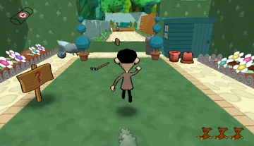 Mr Bean's Wacky World screen shot game playing